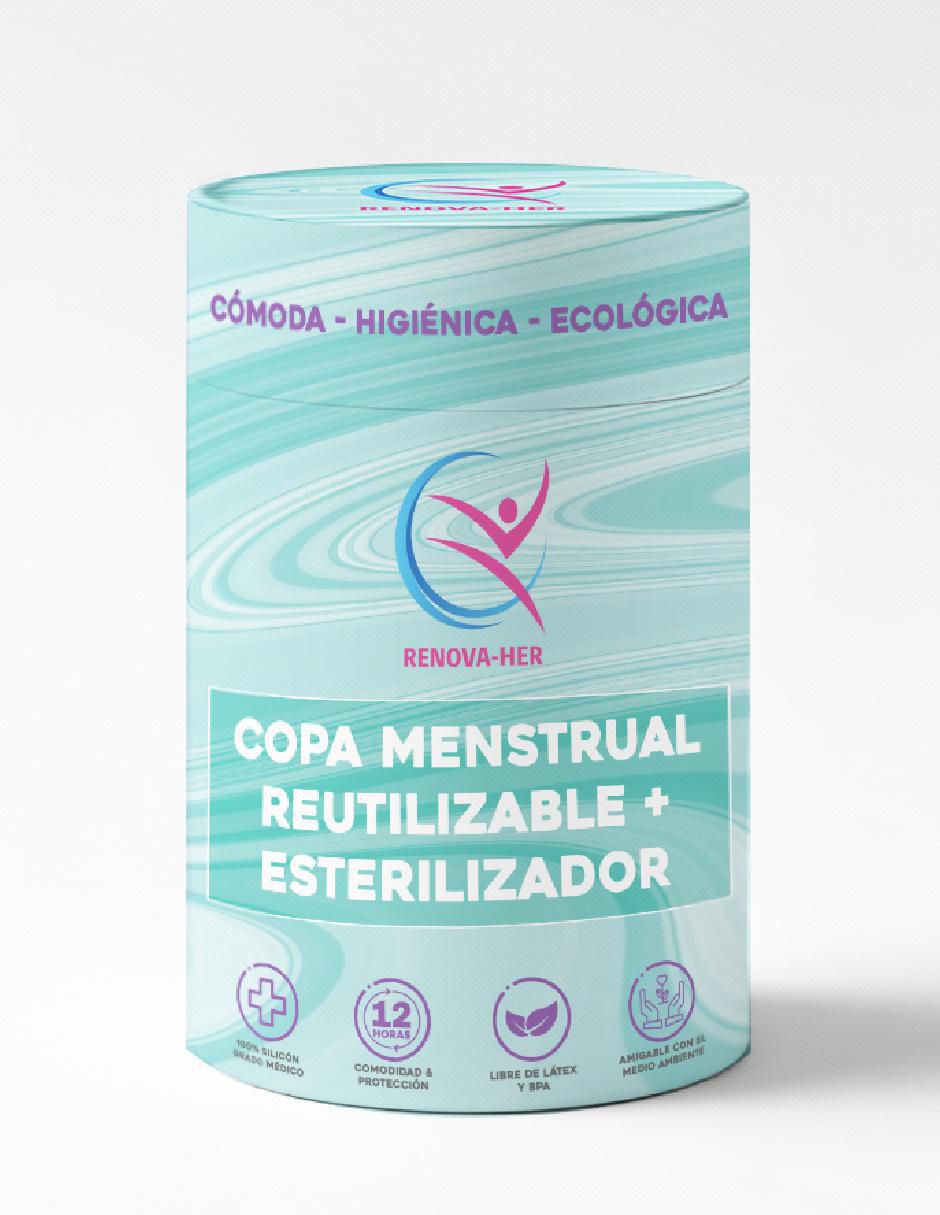Kit copa menstrual con vaso esterilizador Renova-Her