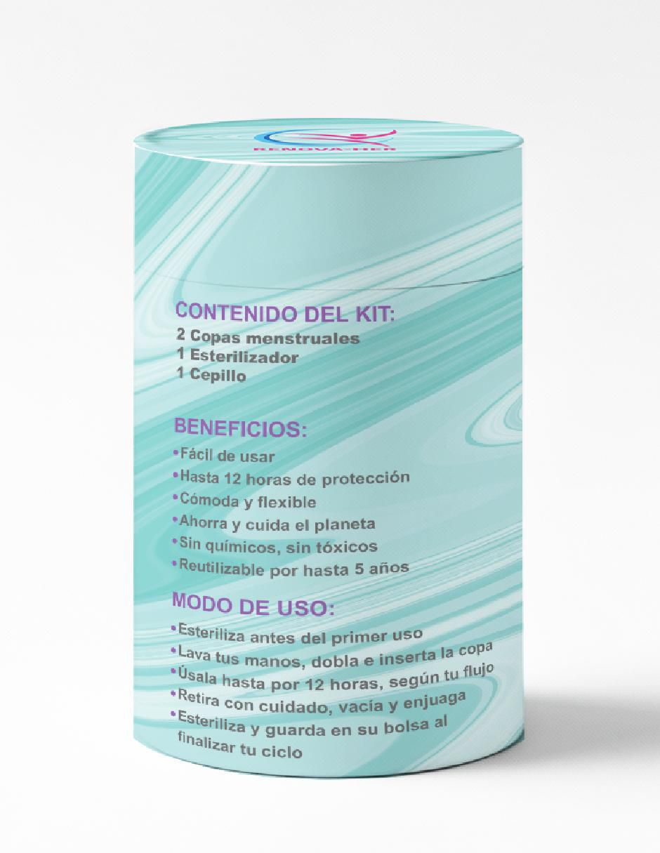 Kit copa menstrual con vaso esterilizador Renova-Her