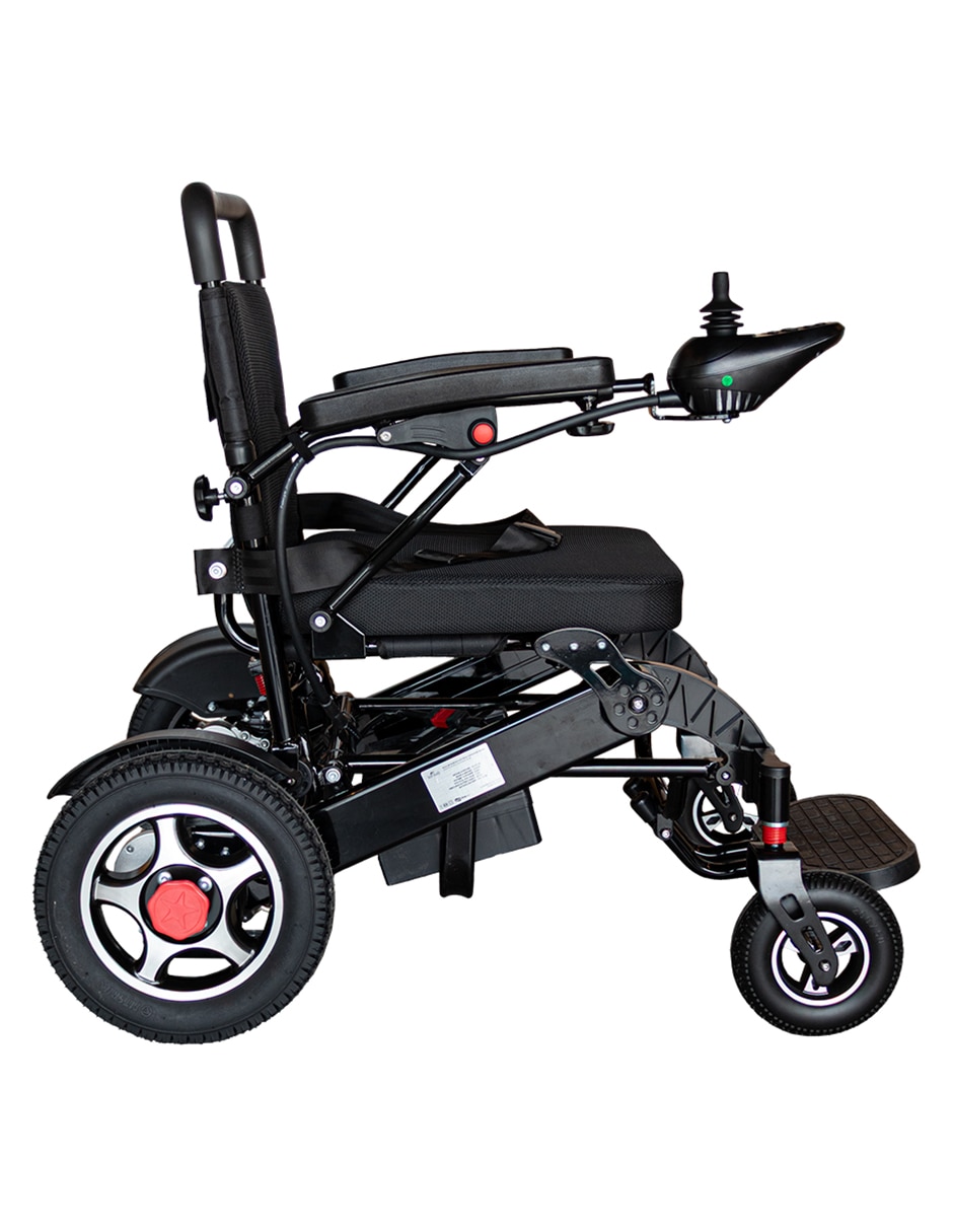 Silla de ruedas eléctrica plegable rinde 18 km hasta 0 a 110 kg RUED-3E 3