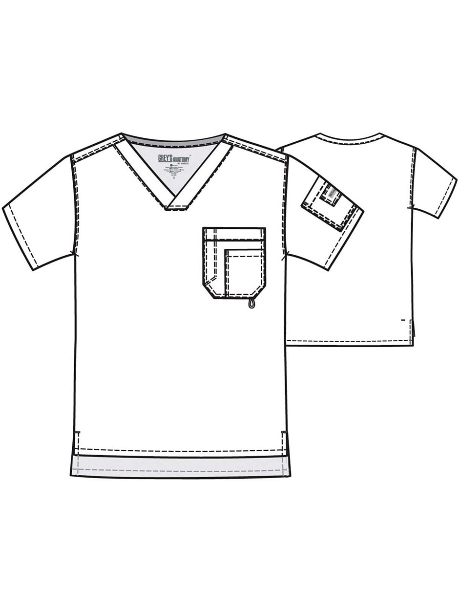 Uniforme grey´s anatomy estilo regular para hombre