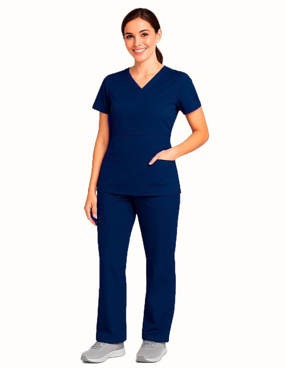 Pijama quirúrgica cherokee estilo relajado para mujer