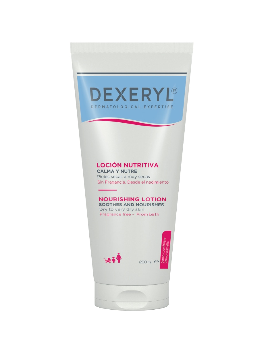 Loción corporal calmante Loción nutritiva Dexeryl 1