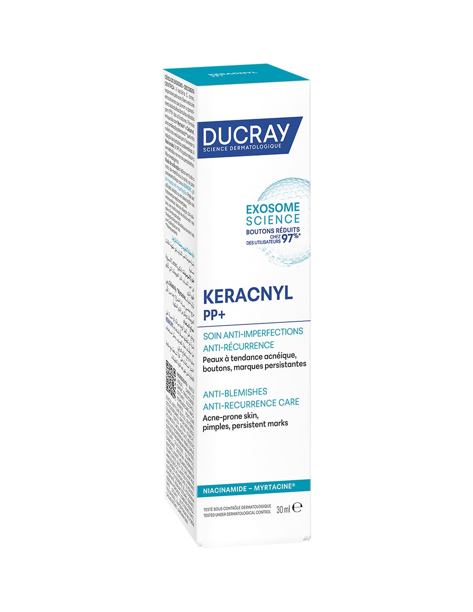 Crema facial recomendada para acné día y noche Ducray para piel mixta y grasa