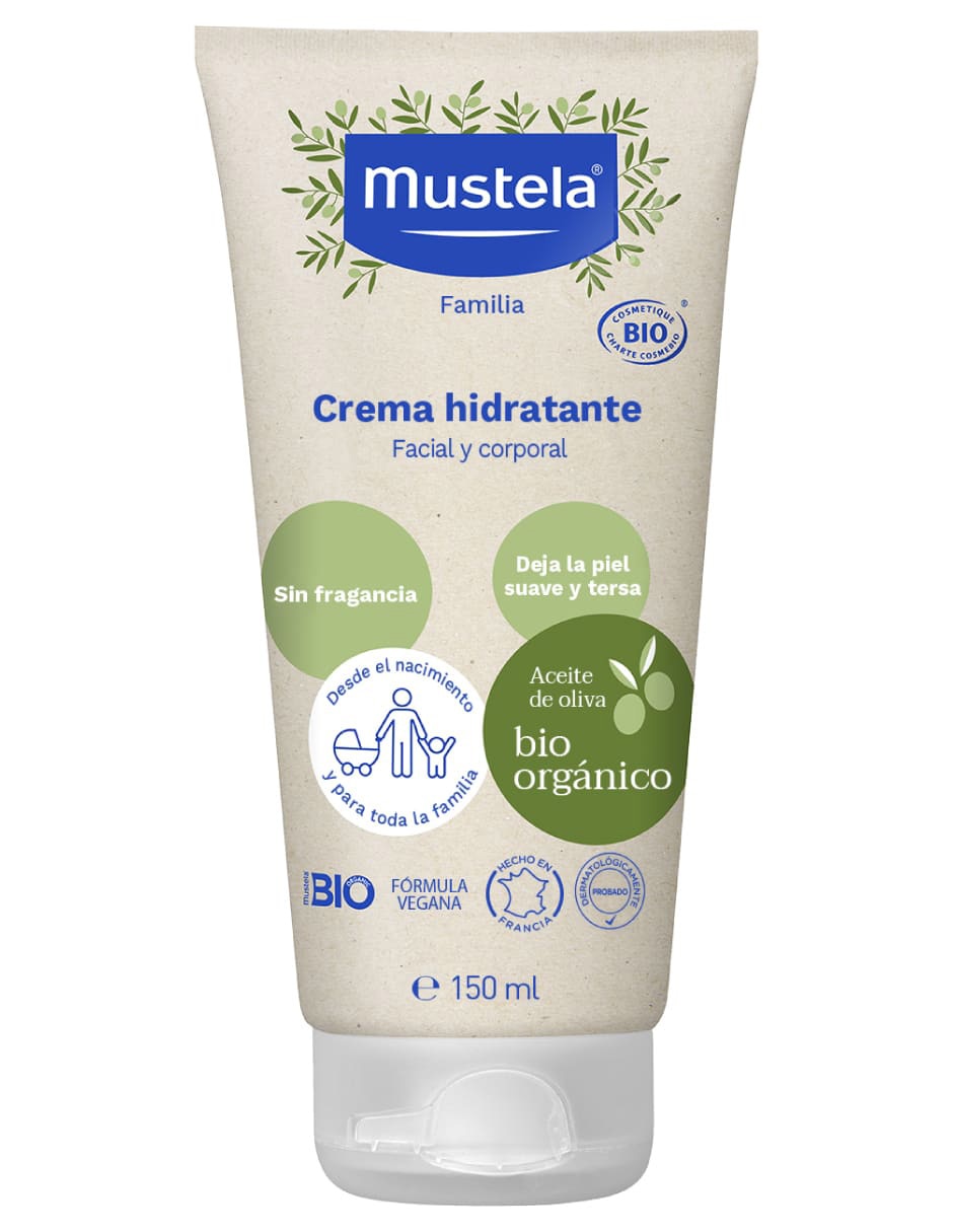 Crema para rostro y cuerpo recomendada para hidratar de día y noche Bio para piel normal