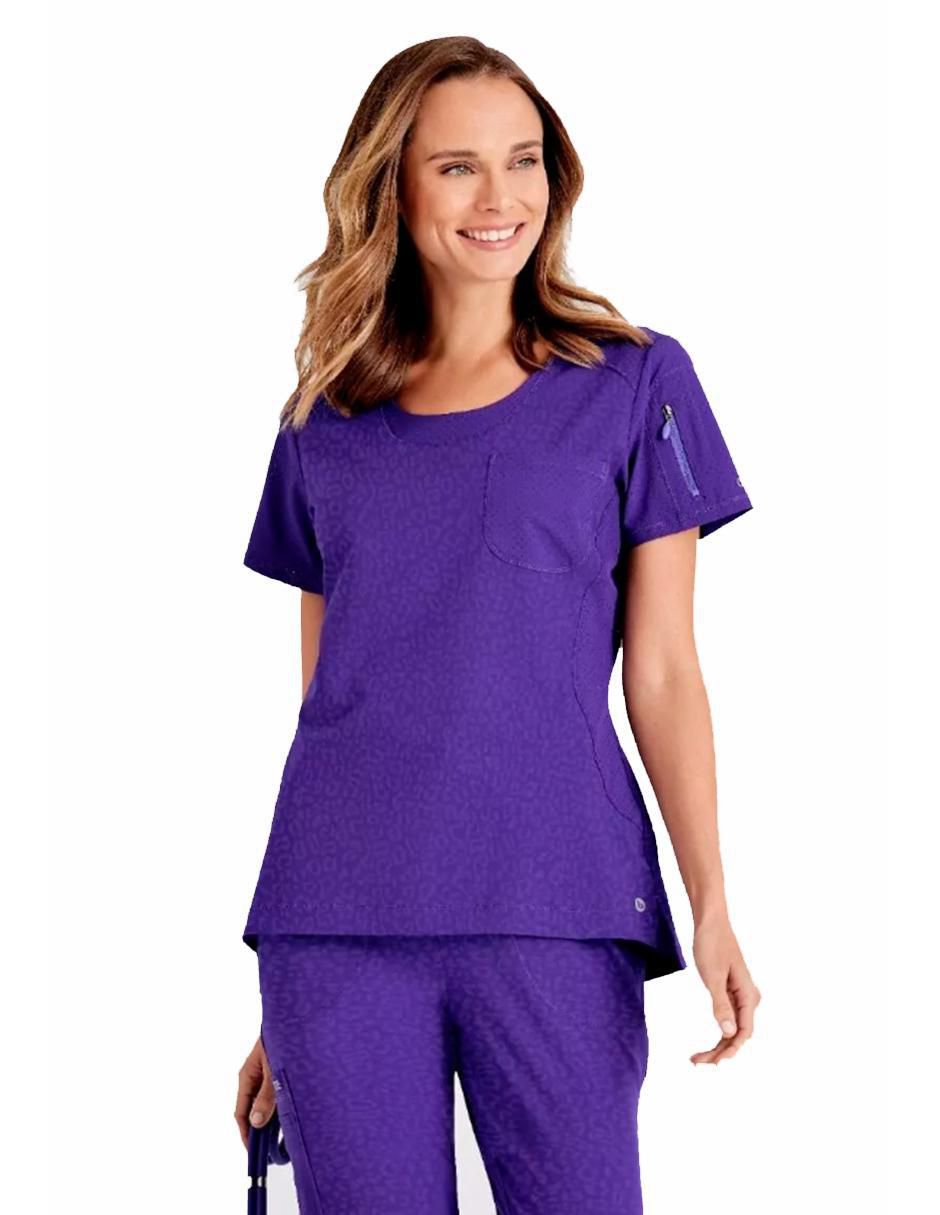 Pijama quirúrgica barco estilo regular para mujer