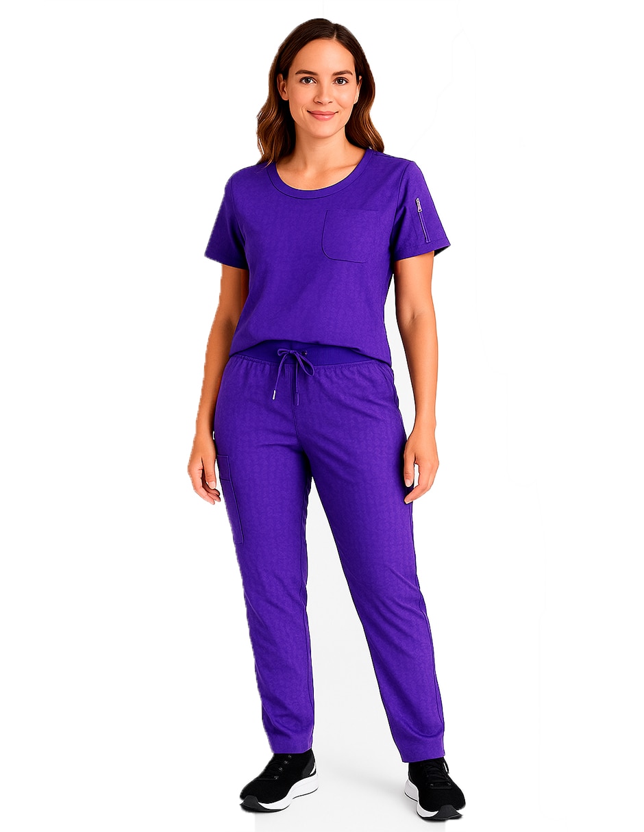 Pijama quirúrgica barco estilo regular para mujer