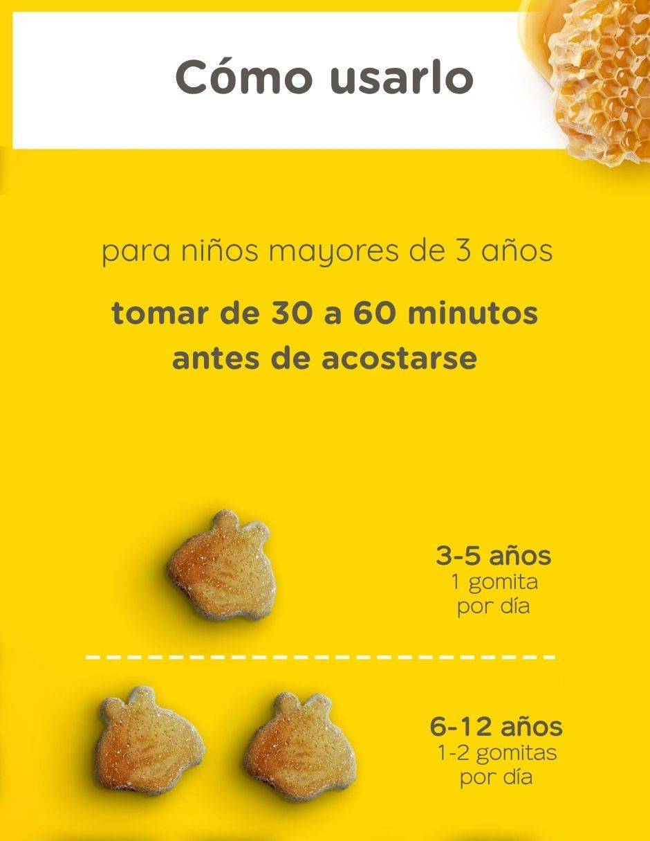 Kids gomitas para dormir con melatonina sabor fresa de 60 gomitas 2