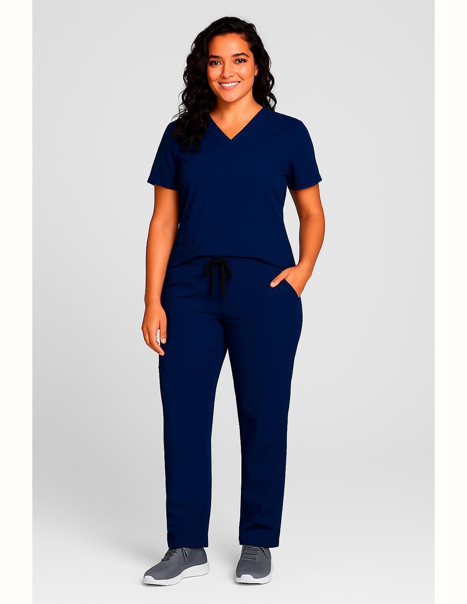 Pijama quirúrgica estilo relajado para mujer