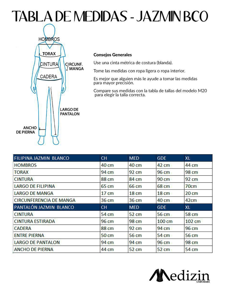Pijama quirúrgica Medizin Uniformes para mujer