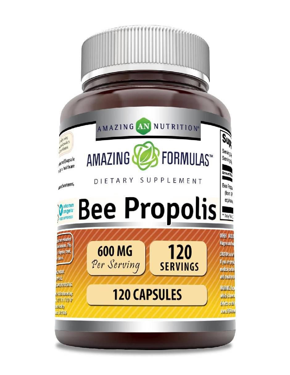 Suplemento refuerzo inmunológico y antioxidante natural con bee propolis de 120 cápsulas 1