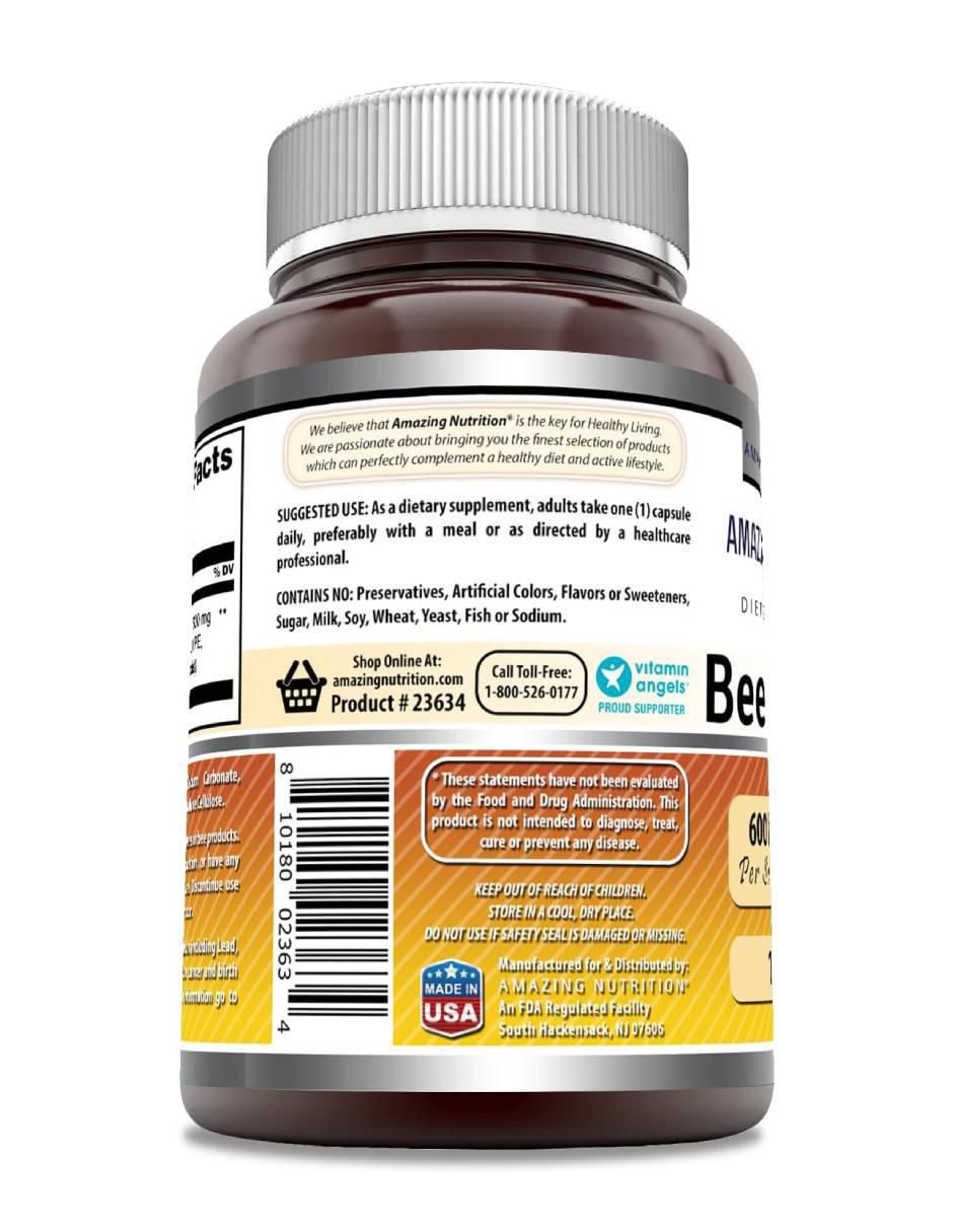 Suplemento refuerzo inmunológico y antioxidante natural con bee propolis de 120 cápsulas 3