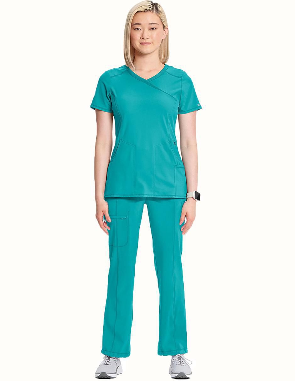Pijama quirúrgica estilo recto para mujer