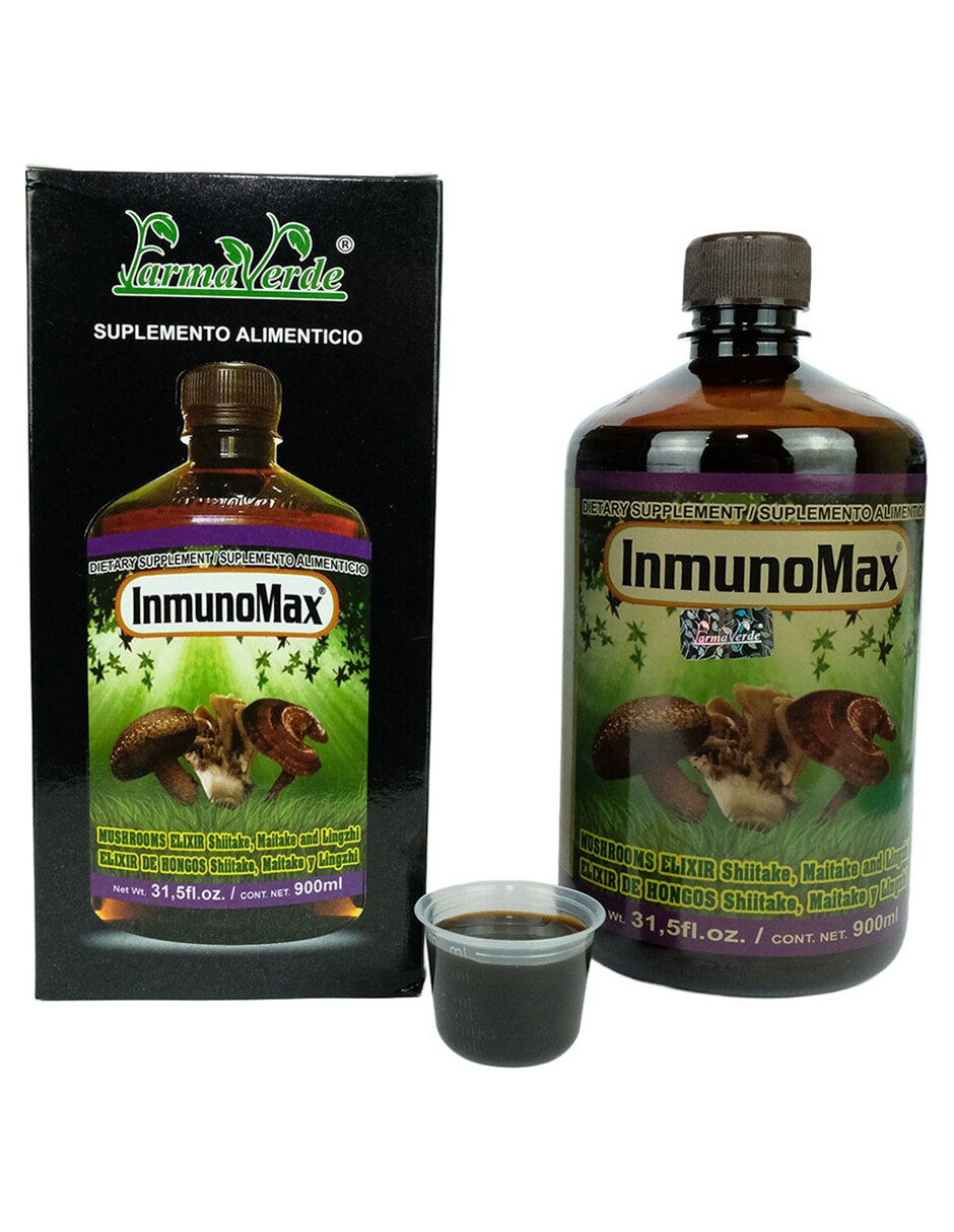Suplemento alimenticio hongos shiitake maitake y lingzhi de 900 ml 3