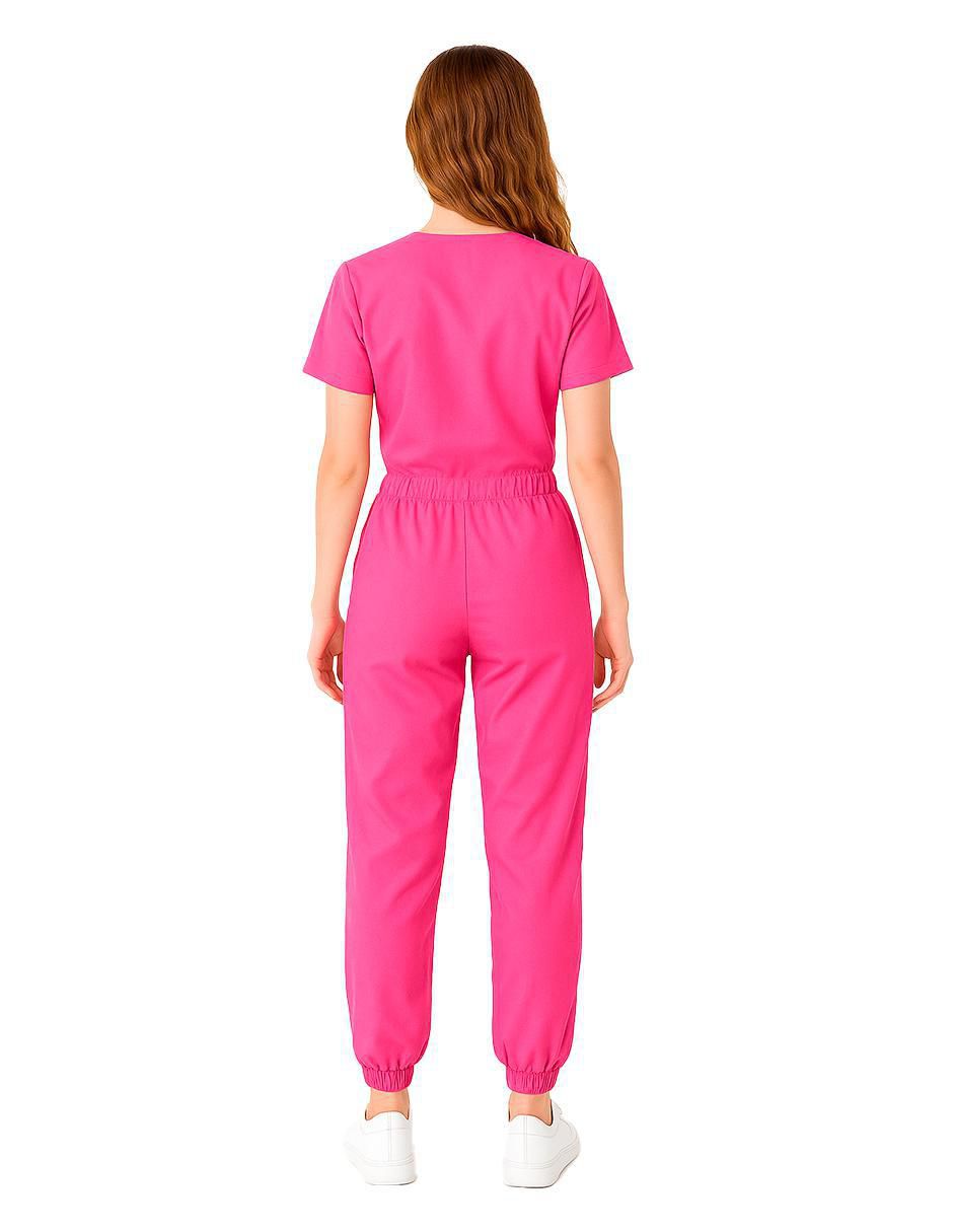 Pijama quirúrgica estilo relajado para mujer