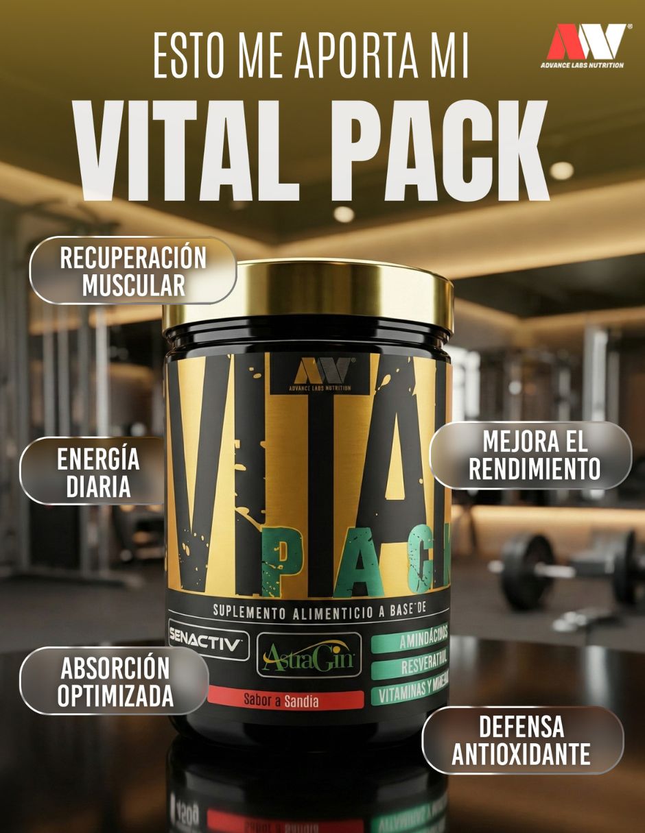Vital Pack Advance Nutrition con aminoácidos sabor sandia de 450 g