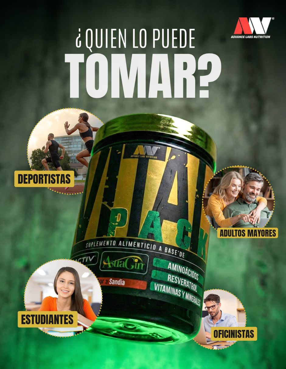 Vital Pack Advance Nutrition con aminoácidos sabor sandia de 450 g