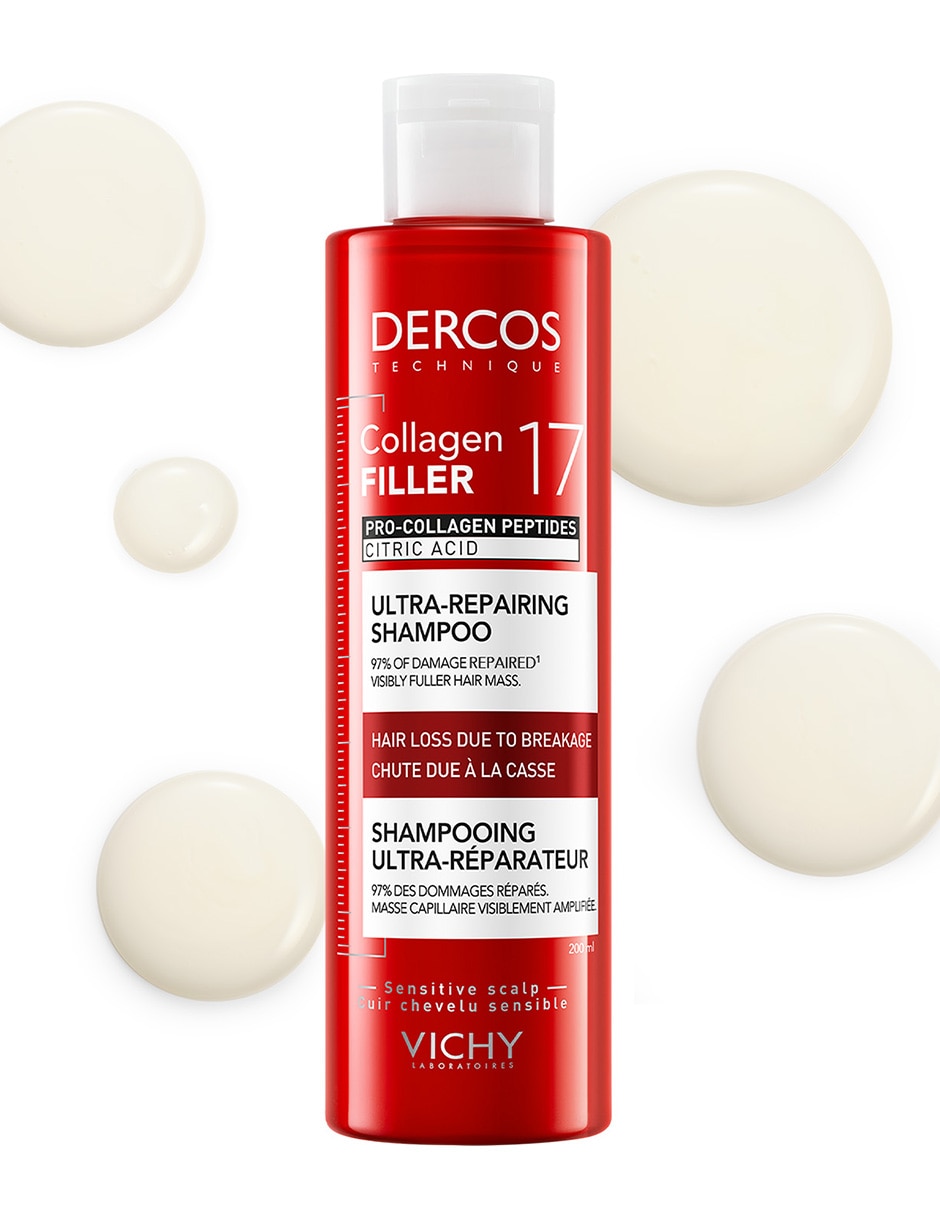 Shampoo anticaída para cabello Dercos 200 ml 4