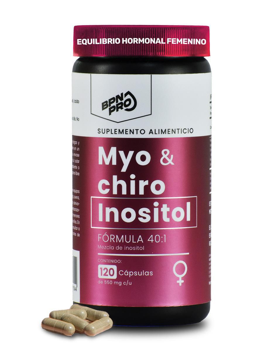 Myo & Chiro Inositol con ácido fólico y vitamina D3 BPN PRO 120 cápsulas