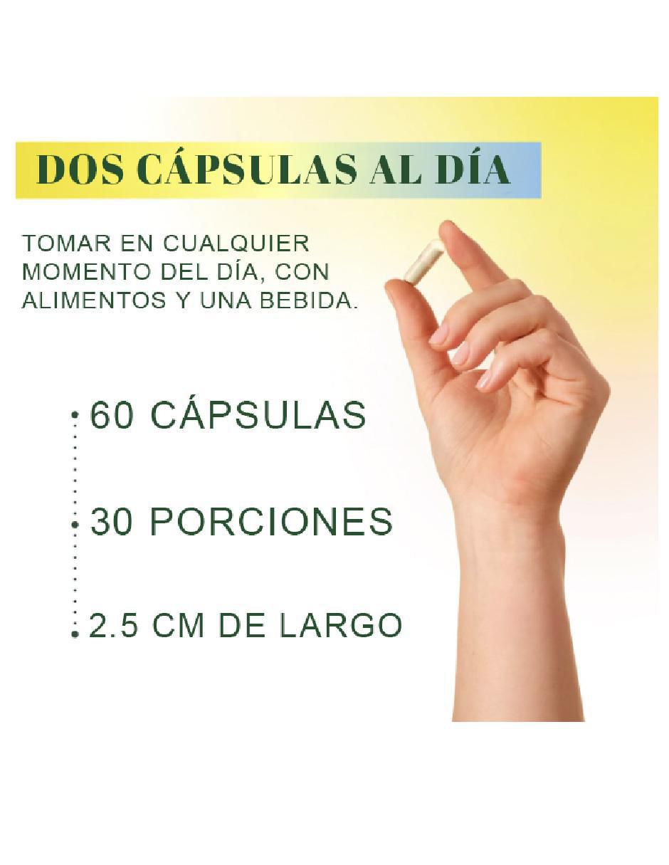 Glicinato Malato Citrato Magnesio Megafood de 60 cápsulas