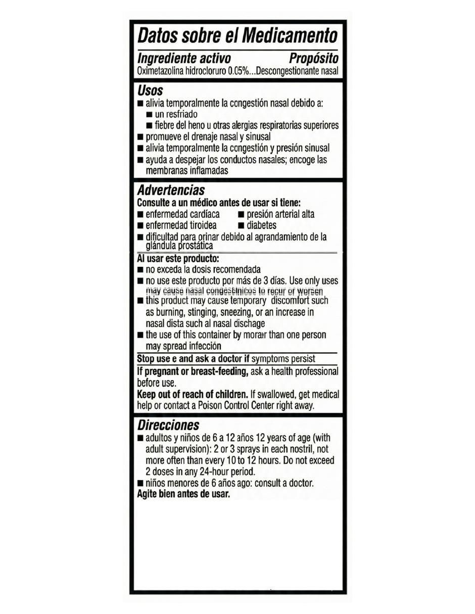 Spray nasal descongestionante 22 ml Spray nasal descongestionante 22 ml