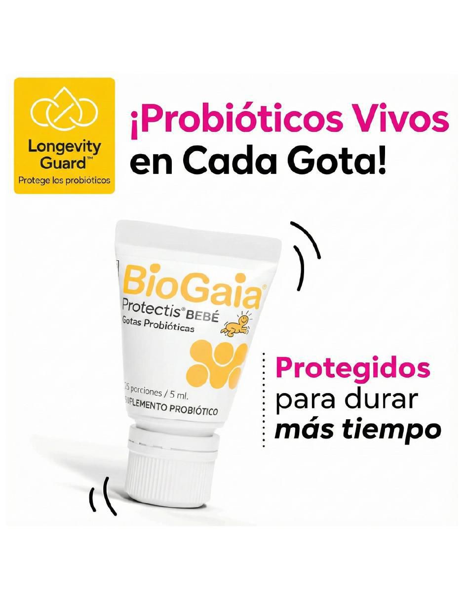 Gotas Probióticas bebé Biogaia con lactobacillus Reuteri 100 millones de 5 ml