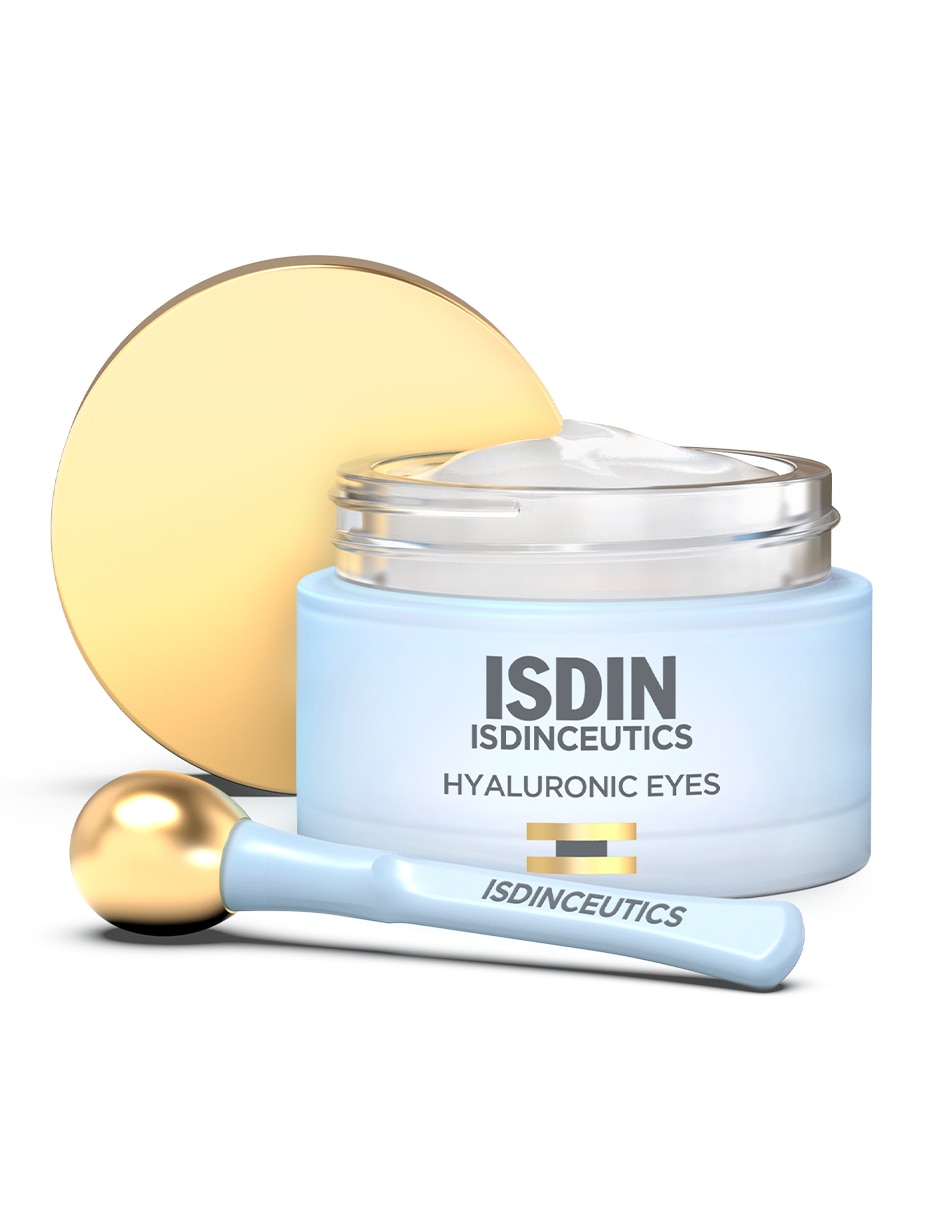 Crema para ojos recomendada para bolsas y ojeras de día y noche Isdin Isdinceutics Hyaluronic para todo tipo piel