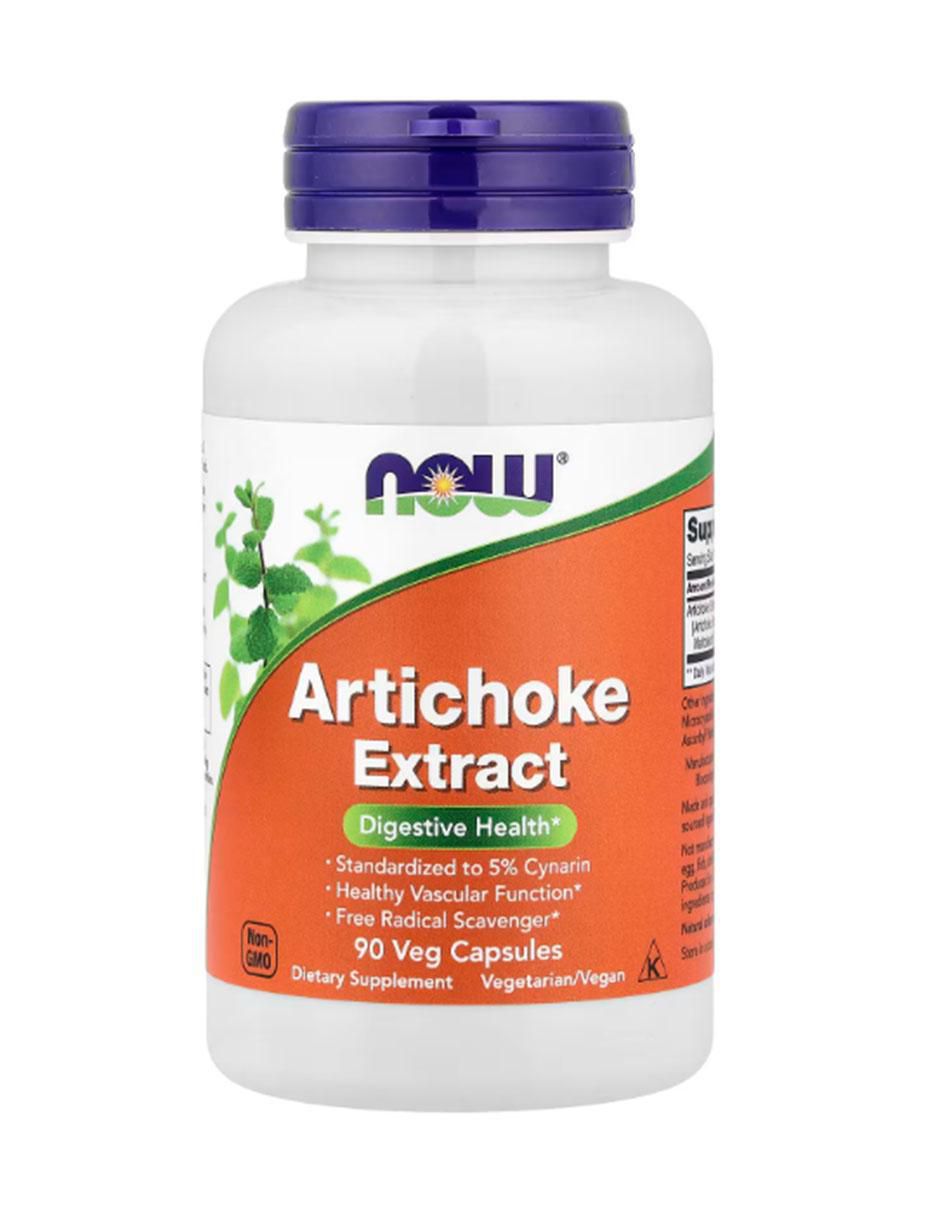 Extracto de alcachofa Now con vitaminas y minerales de 90 cápsulas