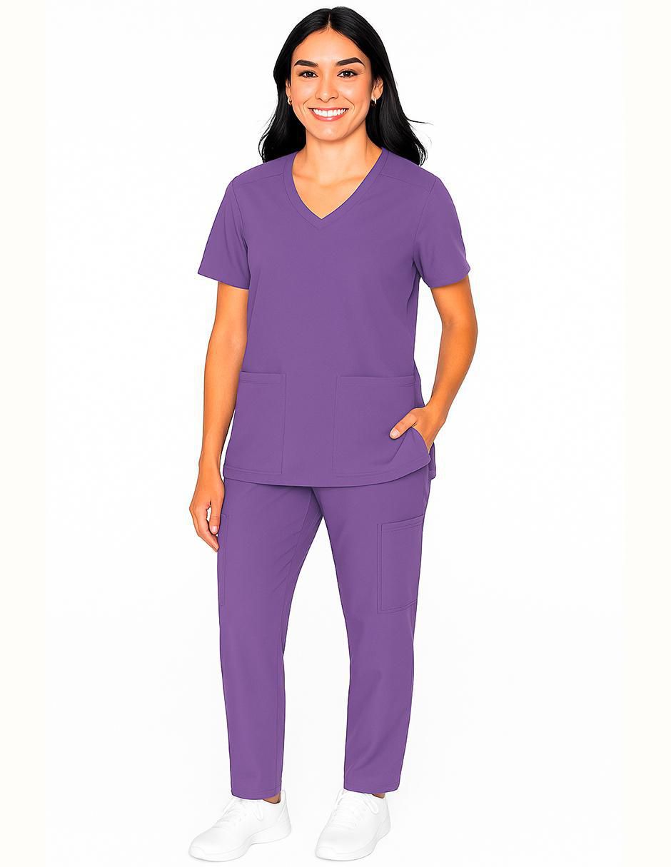 Pijama quirúrgica med couture estilo regular para mujer