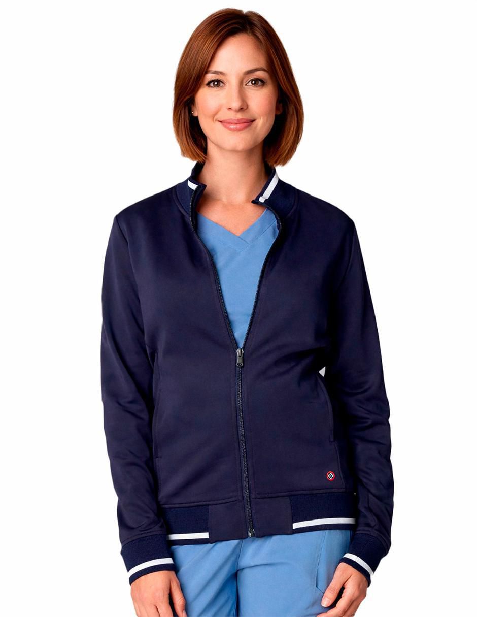 Chamarra quirúrgica white cross estilo regular para mujer