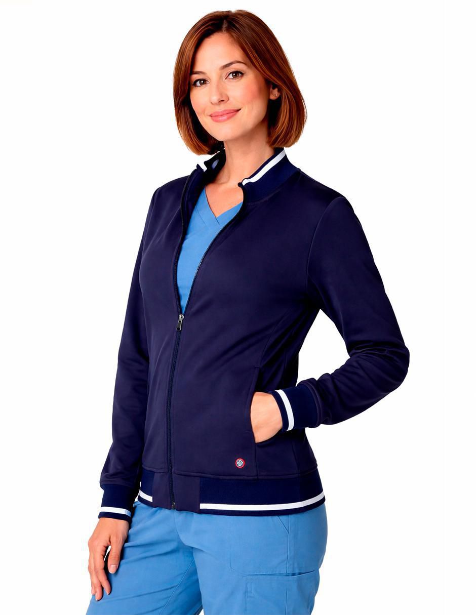 Chamarra quirúrgica white cross estilo regular para mujer