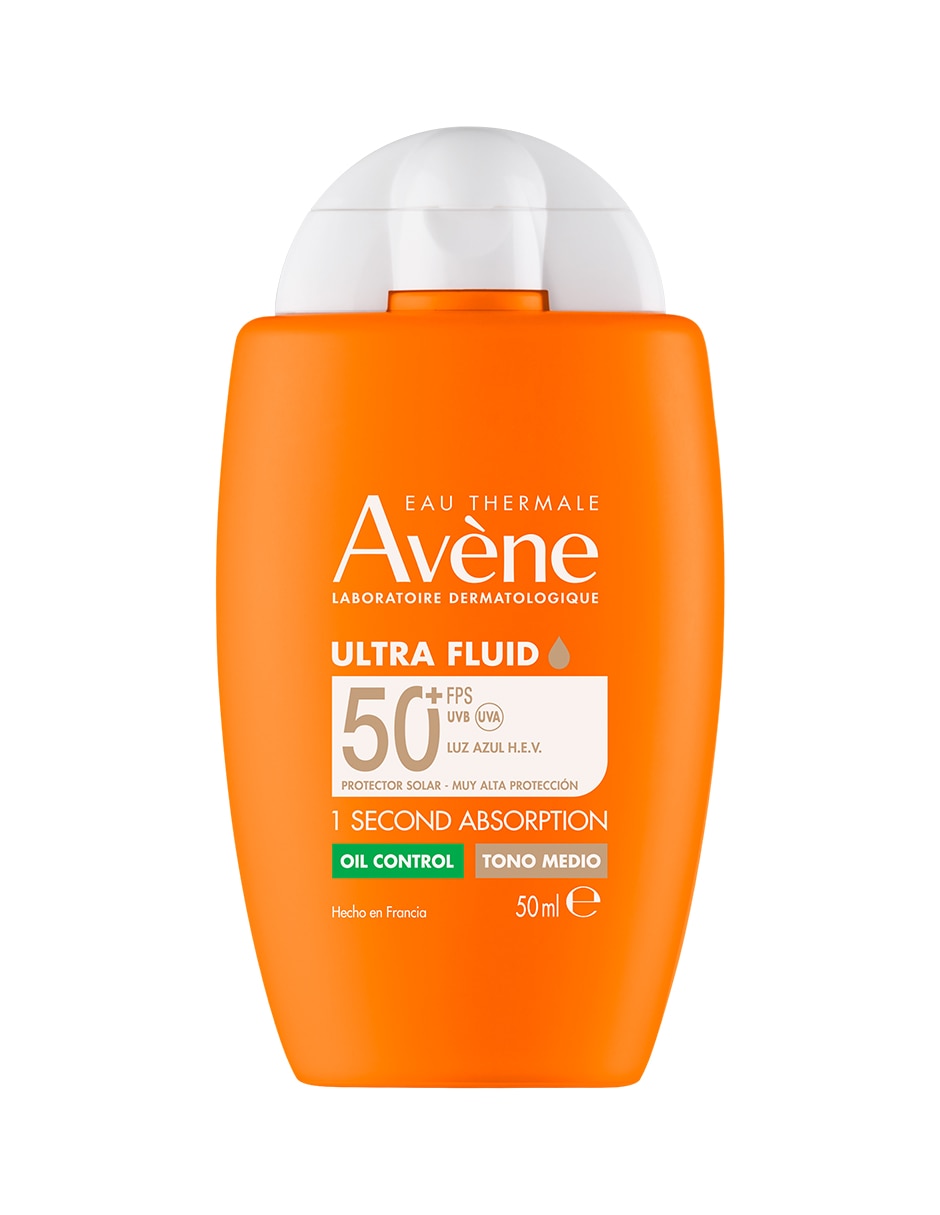 Protector solar FPS 50 Ultra Fluid Oil Control tono medio Avène
