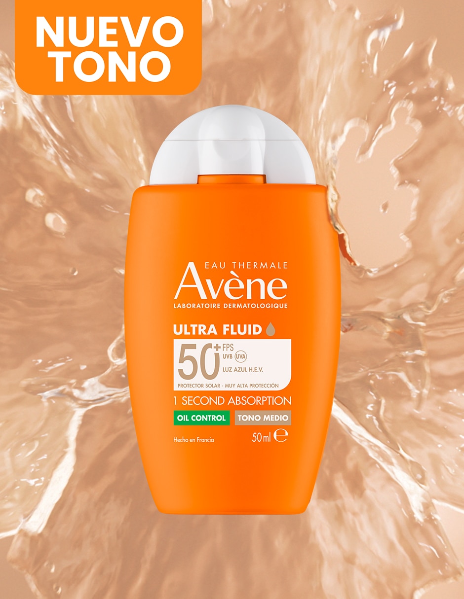 Protector solar FPS 50 Ultra Fluid Oil Control tono medio Avène