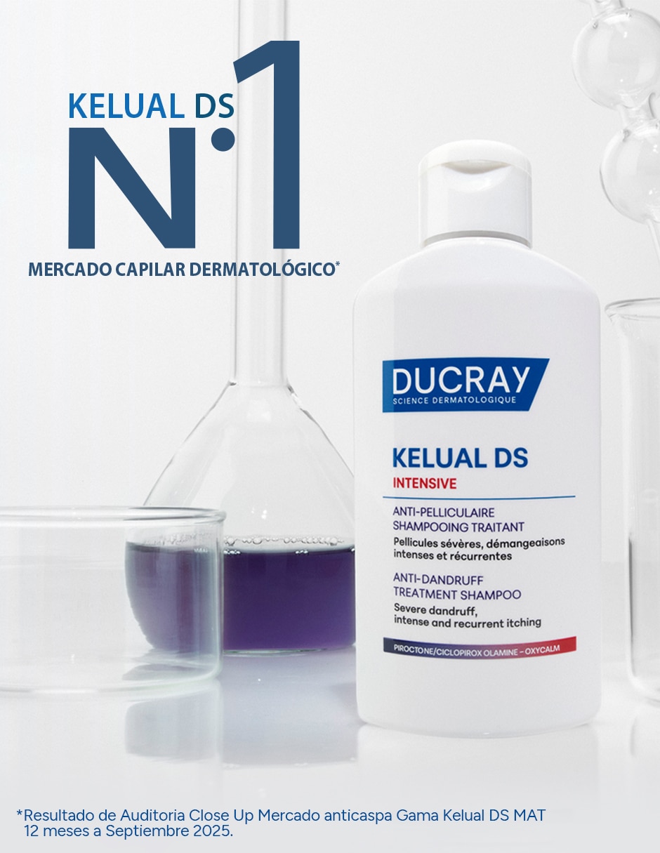 Shampoo anticaspa para cabello graso Kelual DS Intensive 100 ml 2