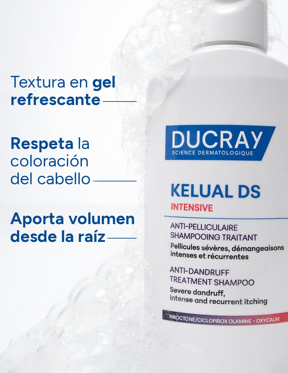 Shampoo anticaspa para cabello graso Kelual DS Intensive 100 ml 4