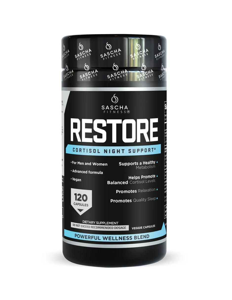 Restore con ashwagandha y magnesio de 120 cápsulas Restore con ashwagandha y magnesio de 120 cápsulas