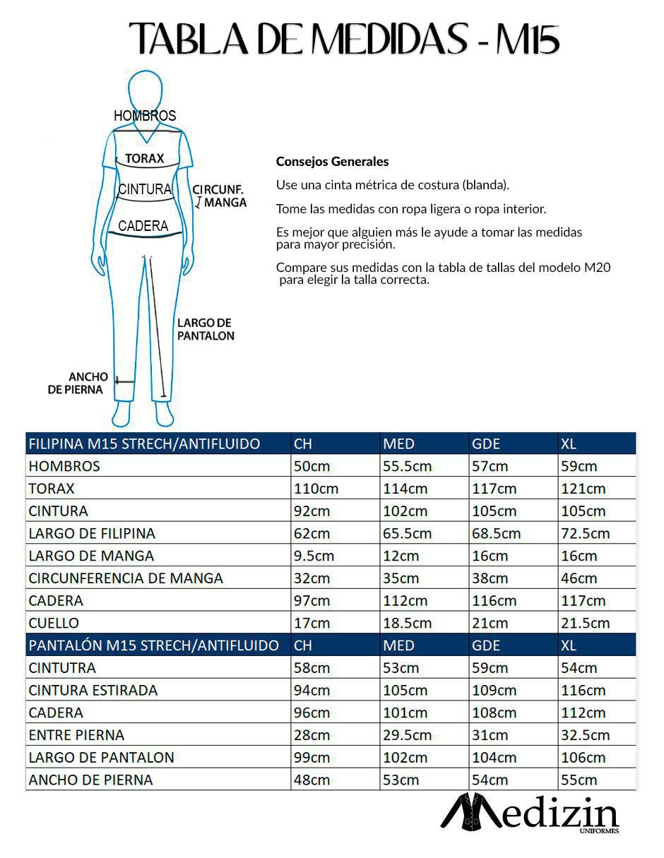Pijama quirúrgica estilo relajado para mujer