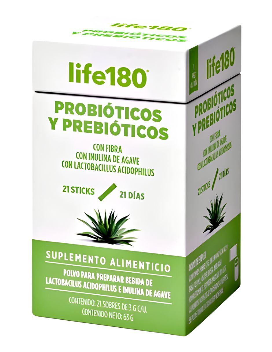 Probióticos y prebióticos con probióticos y prebióticos de 20 sobres