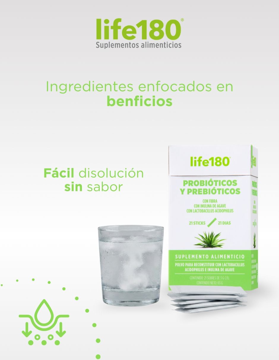 Probióticos y prebióticos de 20 sobres 3