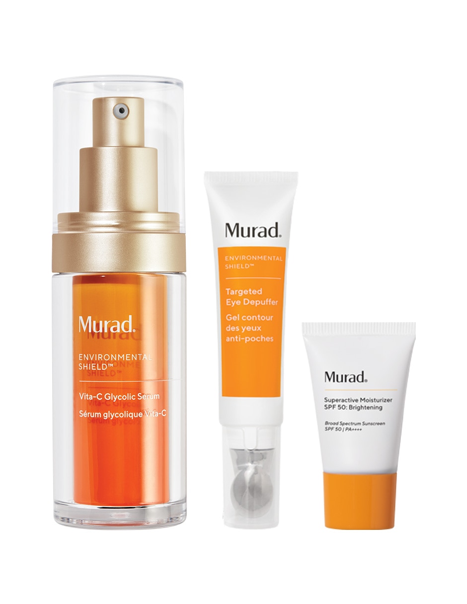 Tratamiento facial kit murad even tone brightening routine antimanchas environmental shield