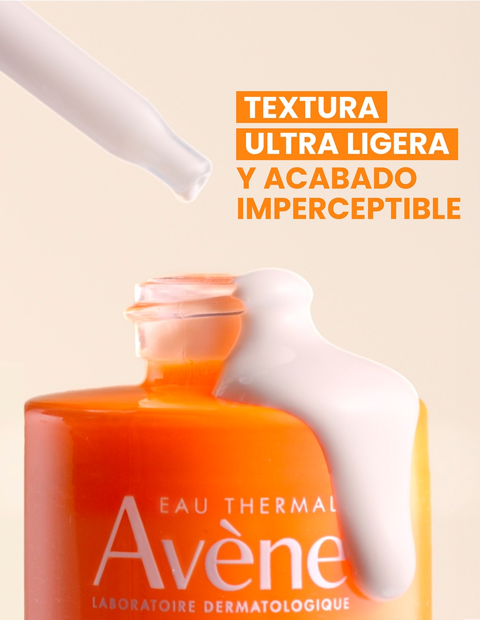 Protector solar fps 50+ ultra serum protector solar facial fps50+ luminosidad con complejo vitamina cg 30 ml avène 30 ml 4