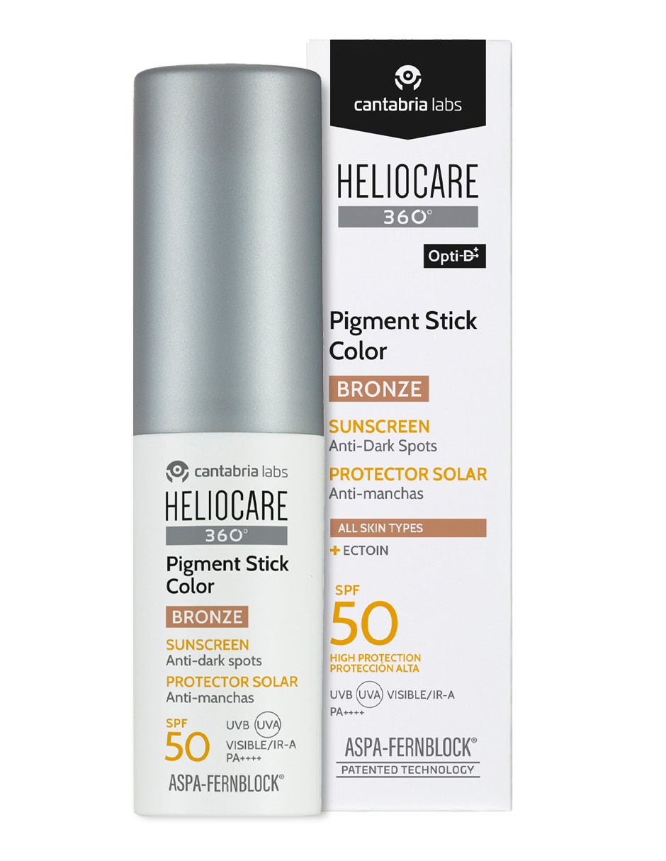 Bloqueador solar protección 360 Pigment Stick Bronze FPS 50 10 g 2