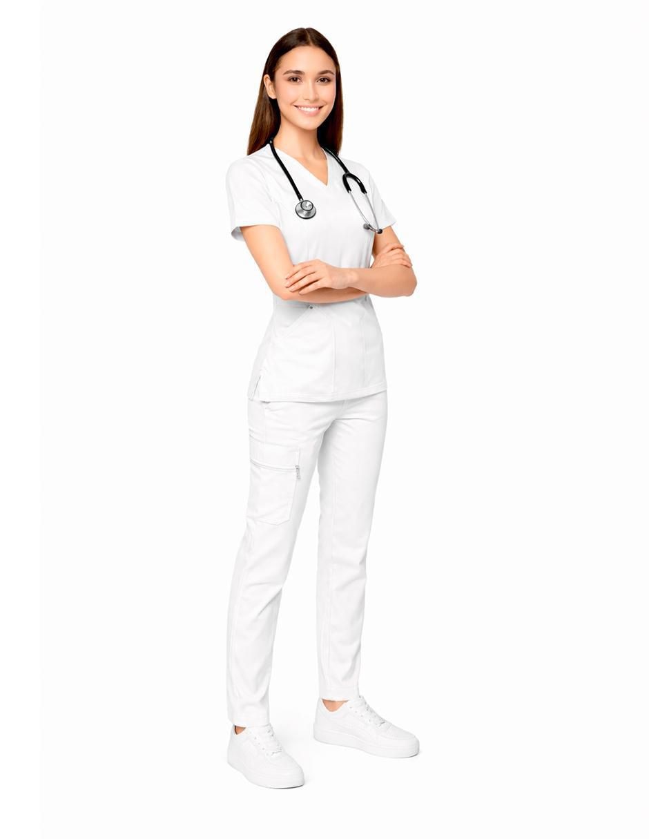 Pijama quirúrgica estilo relajado para mujer Pijama quirúrgica estilo relajado para mujer