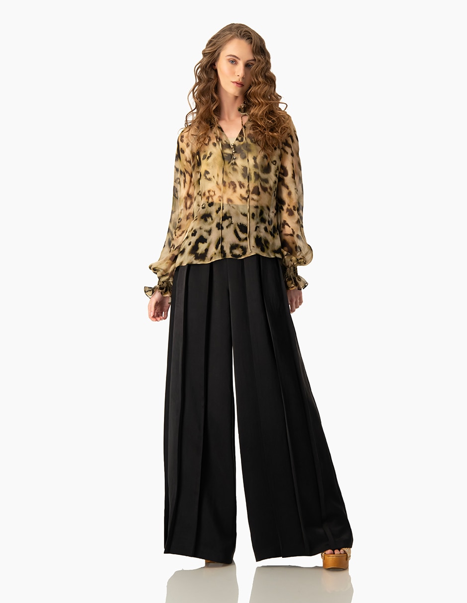 Blusa manga larga para mujer 4