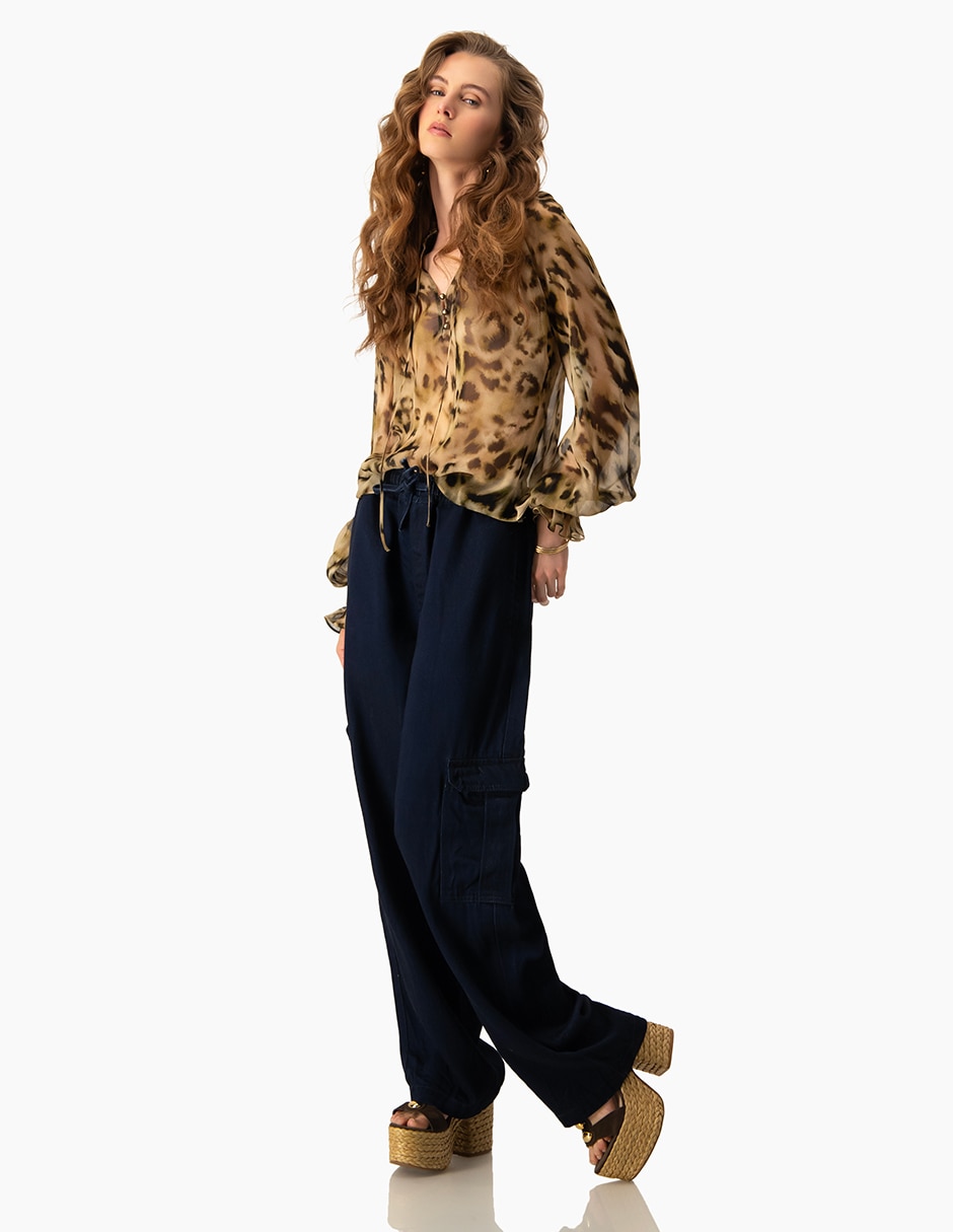 Blusa manga larga para mujer 5