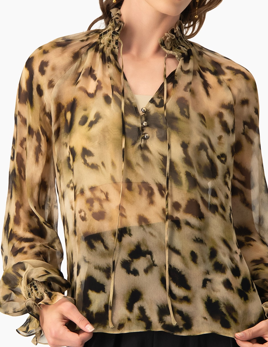 Blusa manga larga para mujer 6