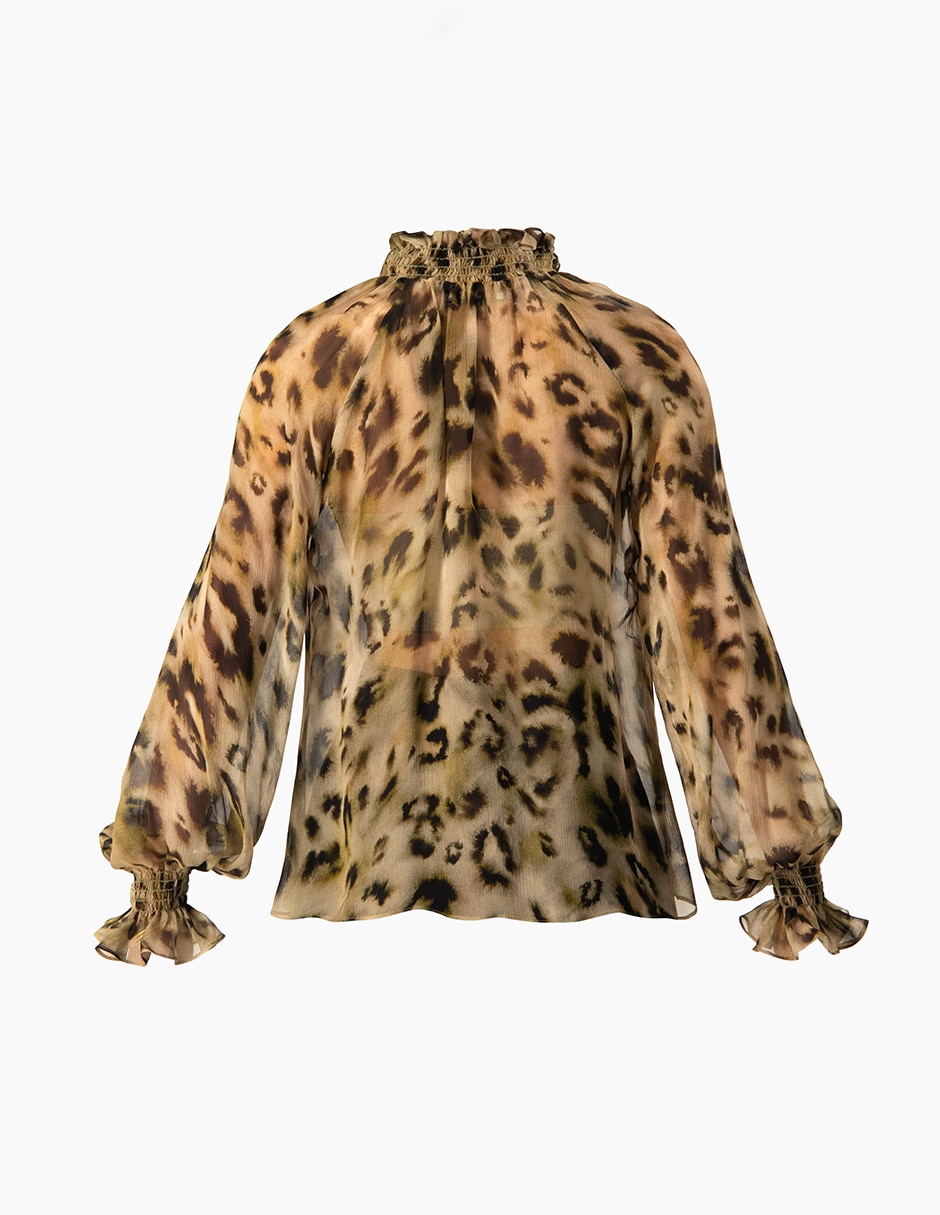 Blusa manga larga para mujer 8