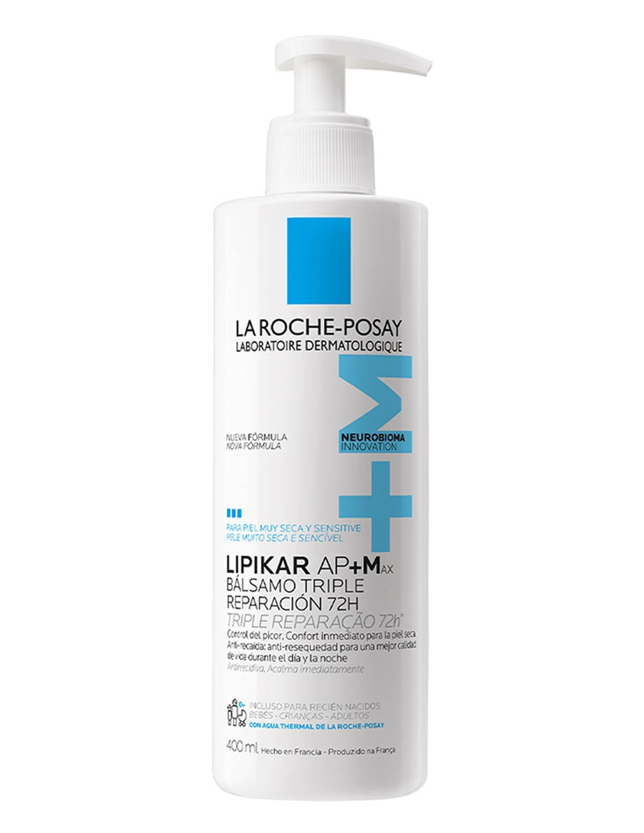 Crema facial para calmar y aliviar la piel de día La Roche Posay Lipikar Baume Ap+M para piel seca