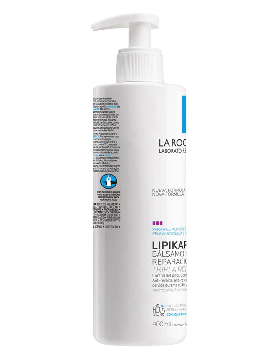 Crema facial para calmar y aliviar la piel de día La Roche Posay Lipikar Baume Ap+M para piel seca