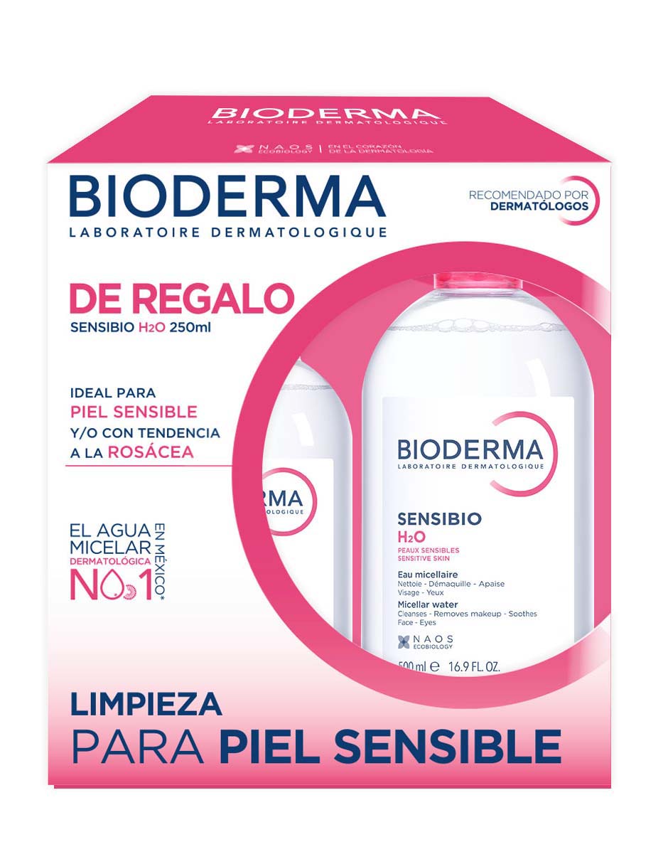 Bipack bioderma sensibio h2o 500ml+ 250m