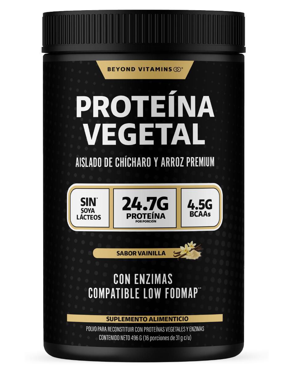Proteína Vegetal Aislada de Arroz y Chícharo sabor vainilla de 550 g